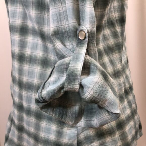 a.n.a. country western style long sleeve blouse - Picture 6 of 8